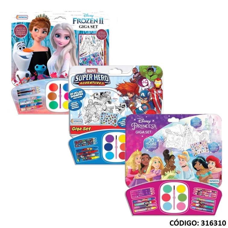 Set tapi giga set para colorear lic