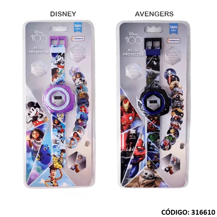 Juegos tapi reloj proyector lic. disney