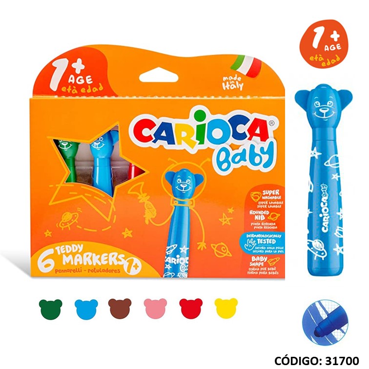 Marcador carioca baby teddy