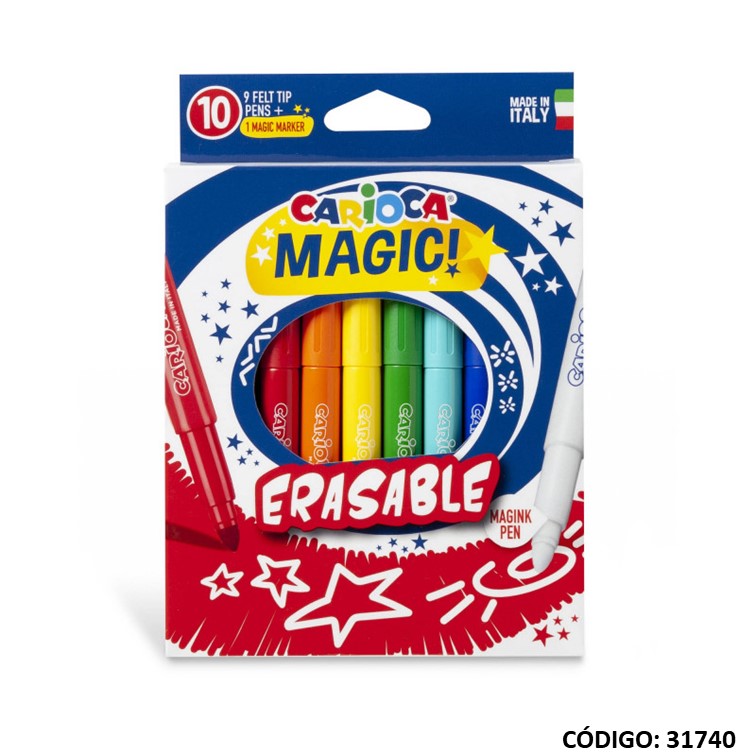 Marcador carioca magic borrable