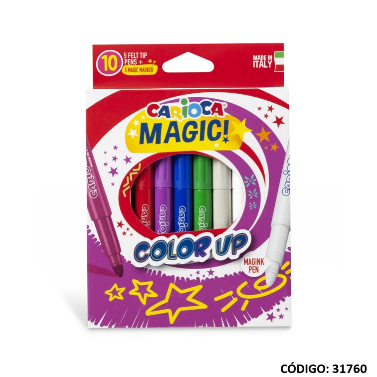 Marcador carioca magic color up