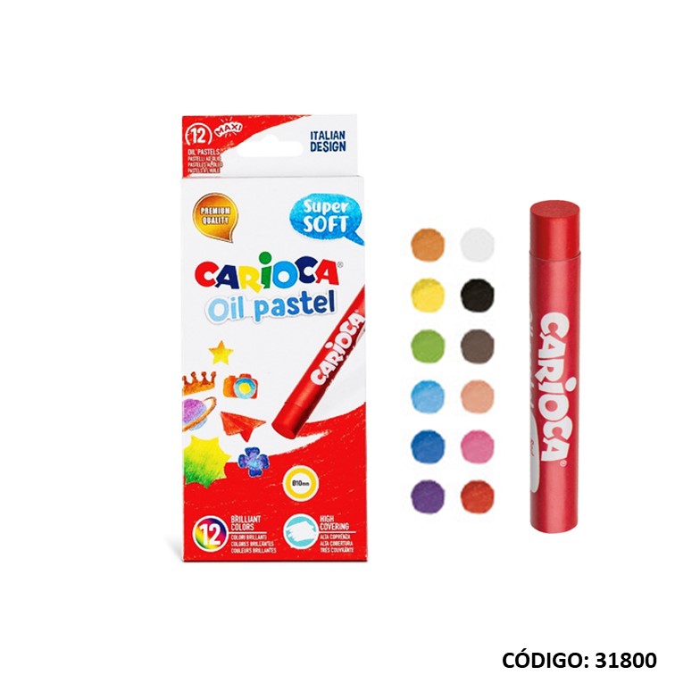 Artículo oleo pastel carioca