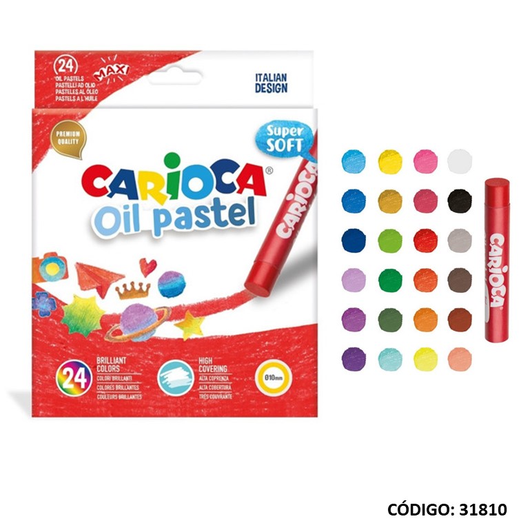Artículo oleo pastel carioca