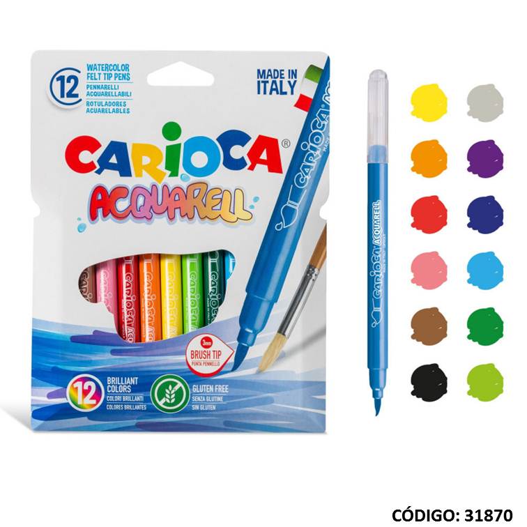 Marcador carioca acquarell