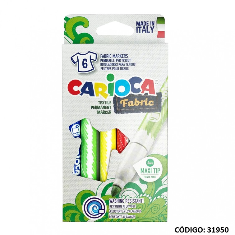 Marcador carioca fabric p/tela