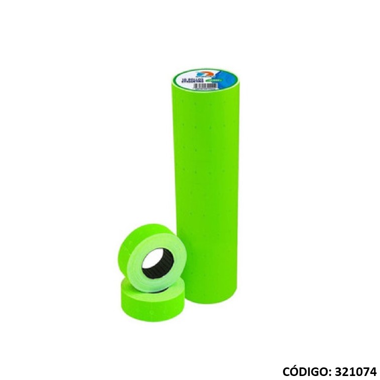 Rollos maq. prec. fluo verde