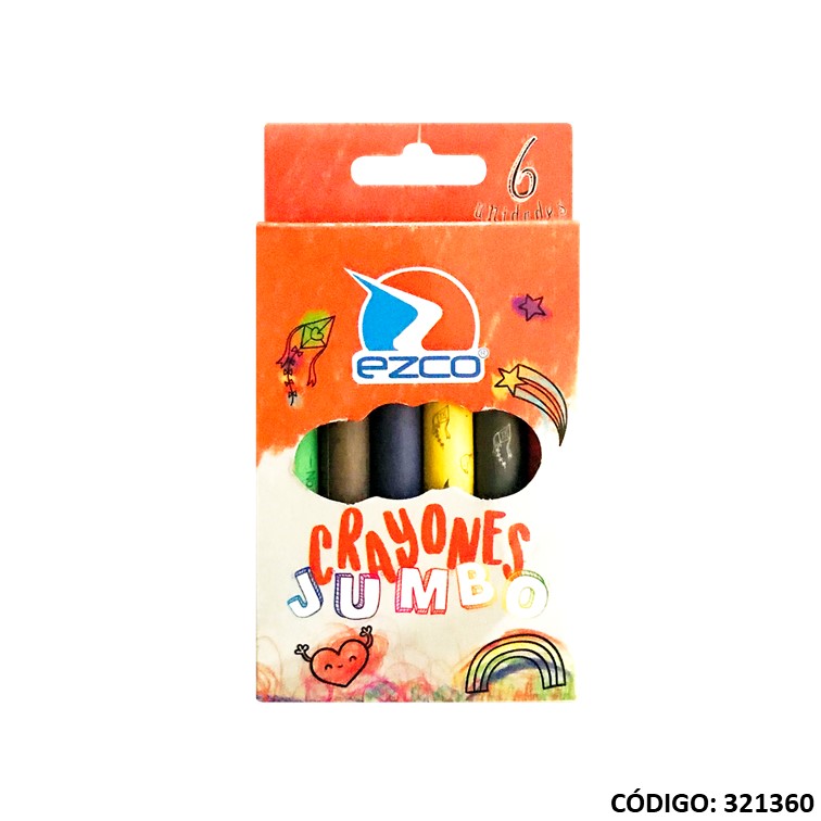 Lapiz/pasta ezco jumbo