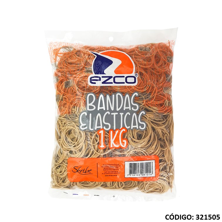 Bandas elast. ezco x1kg. bolsa