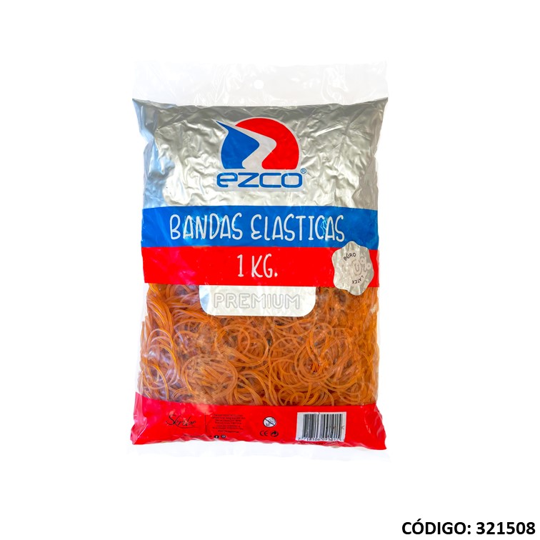 Bandas elast. ezco x1kg. 100% latex premium