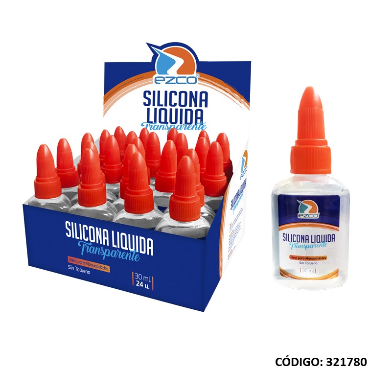 Adhesivo silicona líquido ezco 30ml