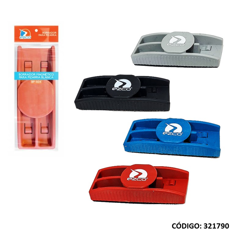 Borrador p/marcador magnet. ezco c/portamarc