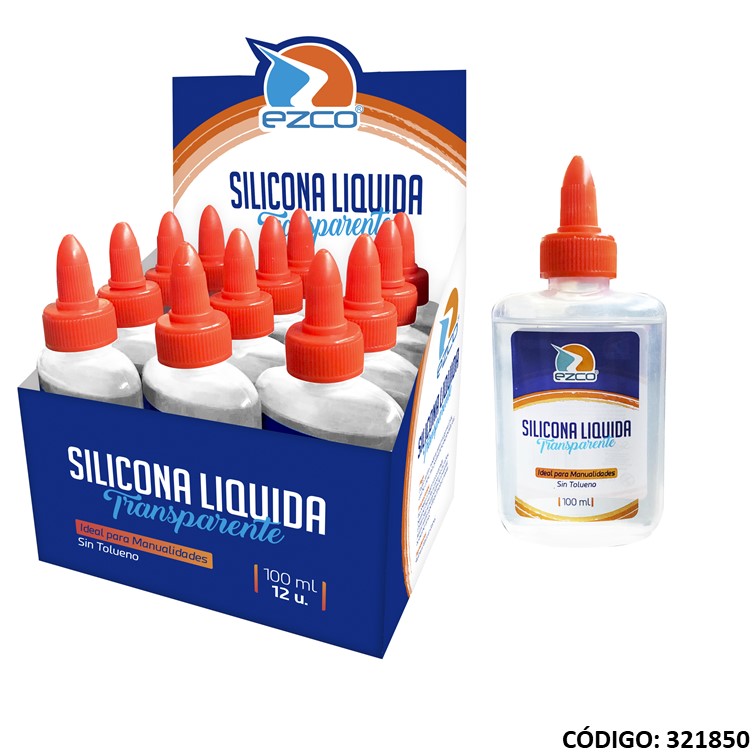 Adhesivo silicona líquido ezco 100ml