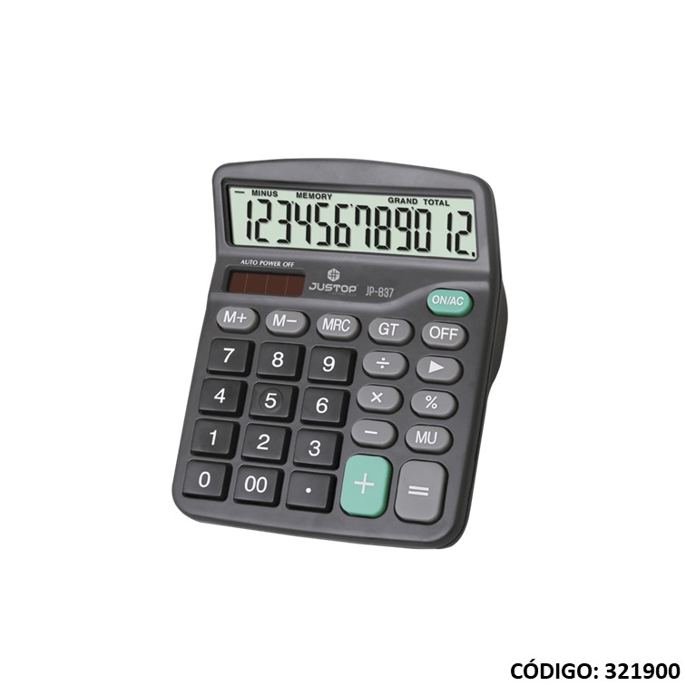 Calculadora justop jp-837 (12d)