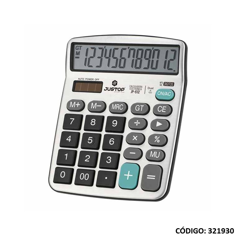 Calculadora justop jp-612 (12d)