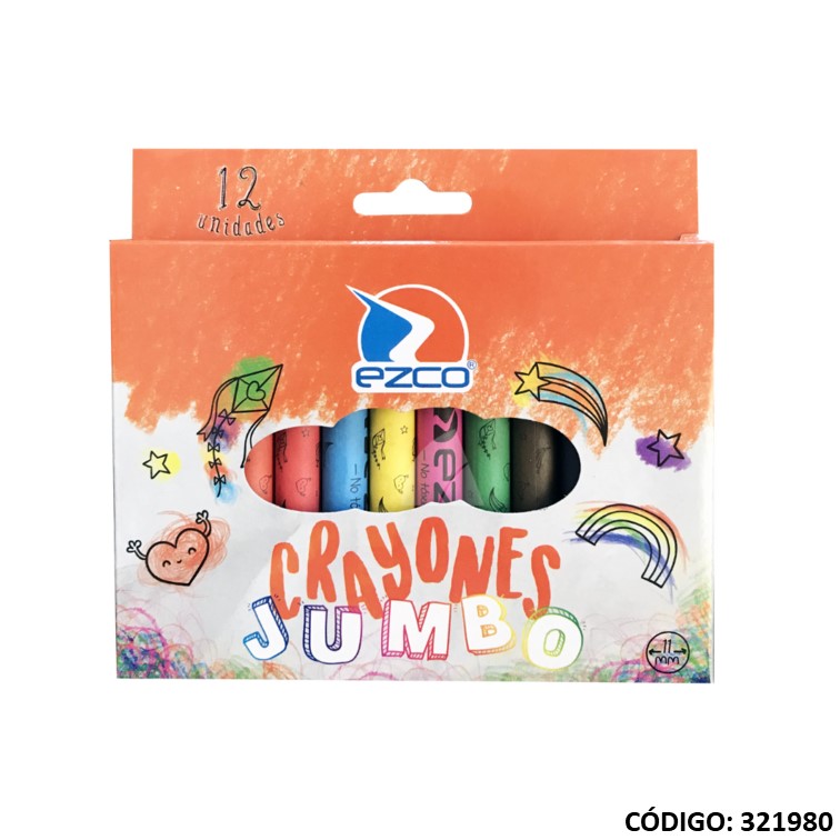 Lapiz/pasta ezco jumbo