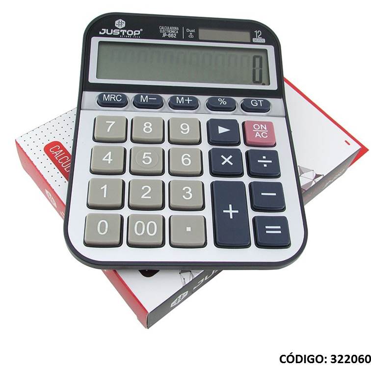 Calculadora justop jp-662 (12d)