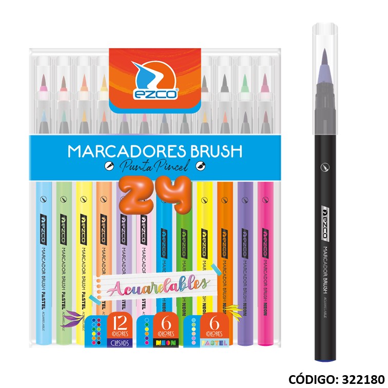 Fibra pincel ezco surtido