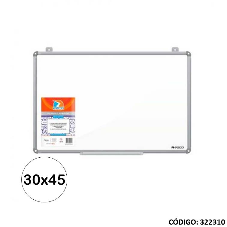Pizarra blanca ezco 30x45cm. alum