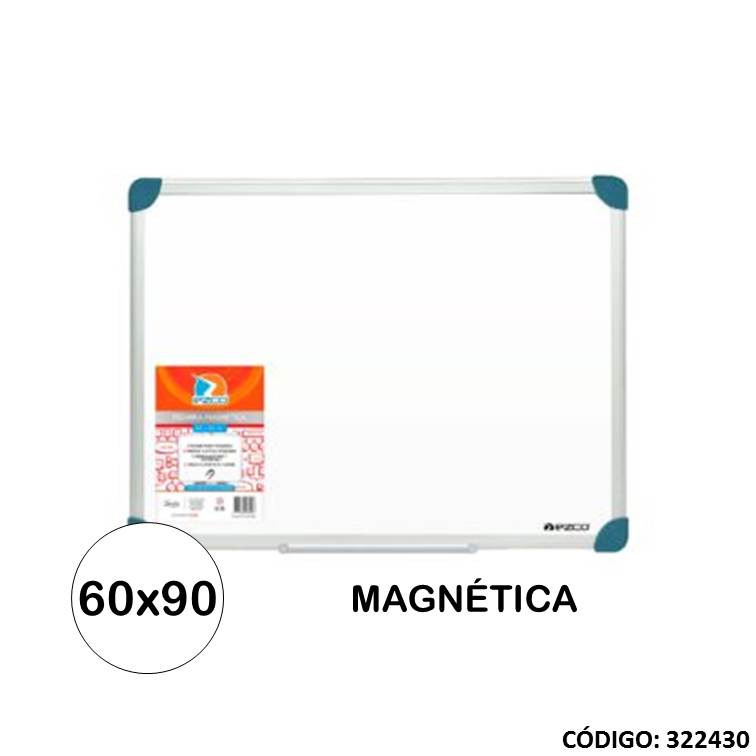 Pizarra magnetica 60x90cm. ezco alum