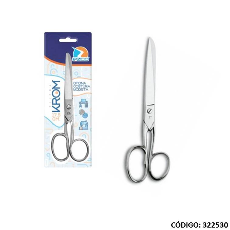Tijera ezco modista krom 17.5cm
