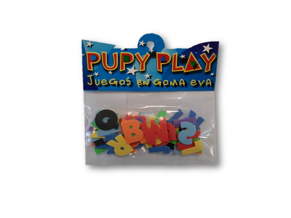 Goma-eva p. play letras mini finas