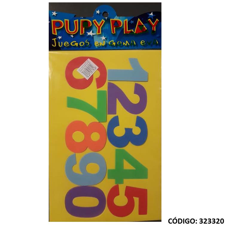 Goma-eva p. play numeros gdes