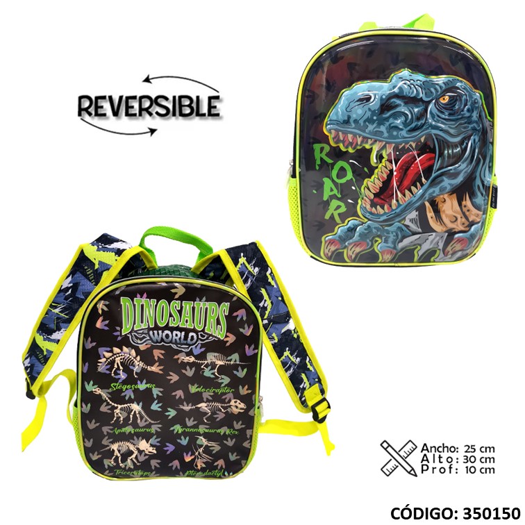 Mochila jardín phi phi 12"" t-rex