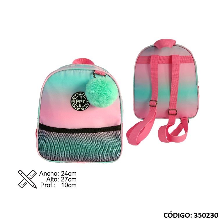 Mochila jardín phi phi 11"" degrade