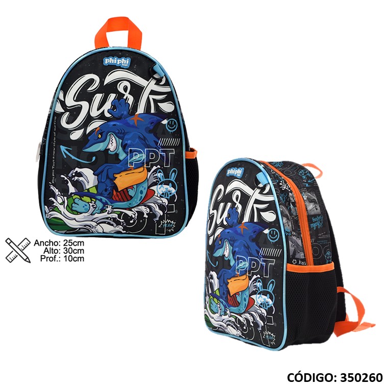 Mochila jardín phi phi 12"" surf