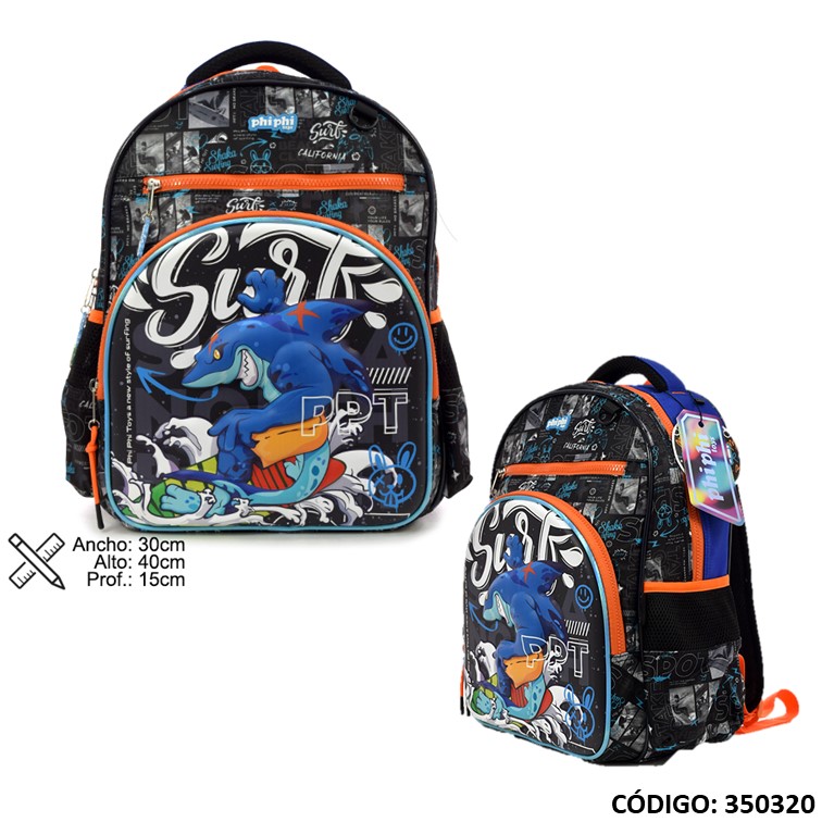 Mochila phi phi 16"" surf