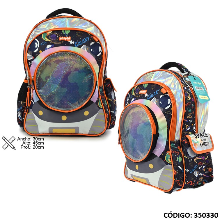 Mochila phi phi 18"" astronauta