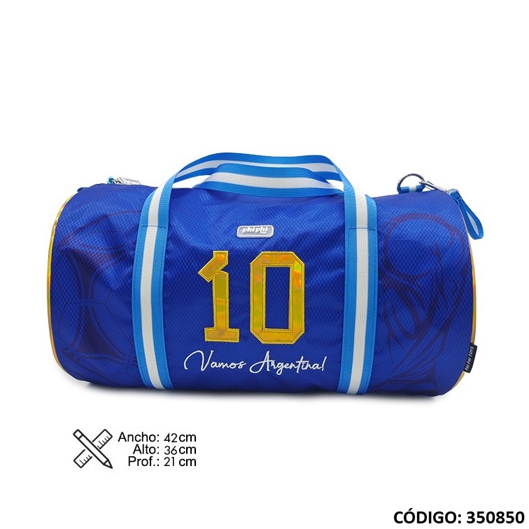 Bolso infantil phi phi futbol cilindro