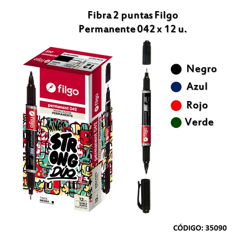Fibra 2 punt. filgo 042 f/uf permanente