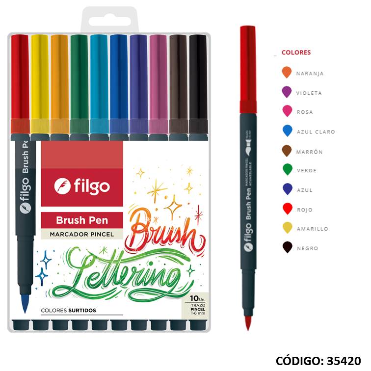 Fibra pincel filgo surtido
