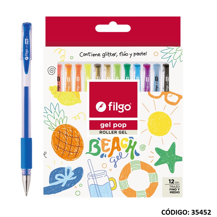 Roller filgo gel pop beach surtido