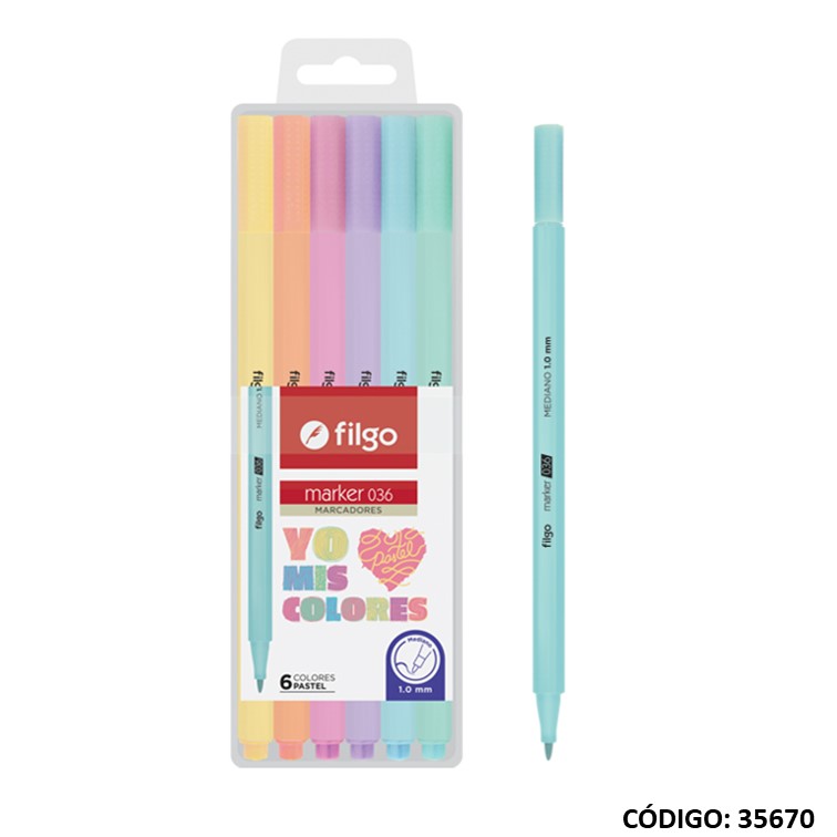 Fibra filgo marker 036 pastel