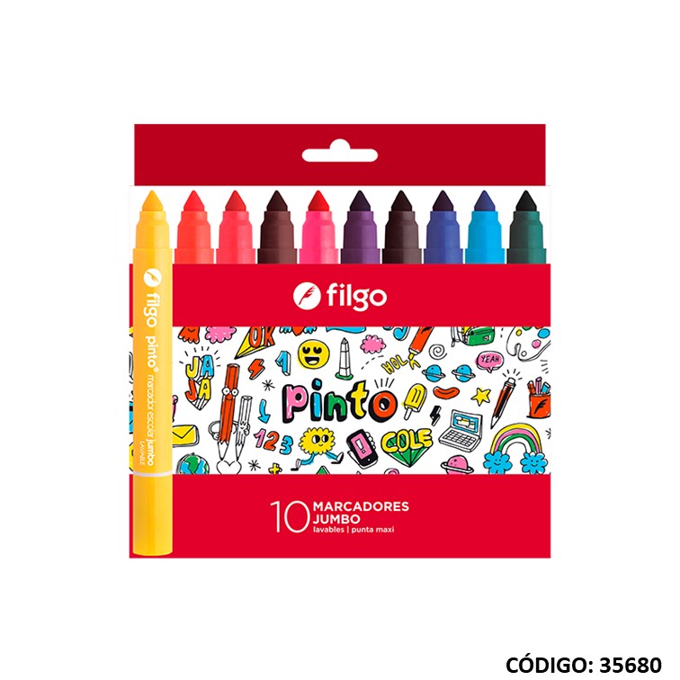 Marcador filgo jumbo surtido