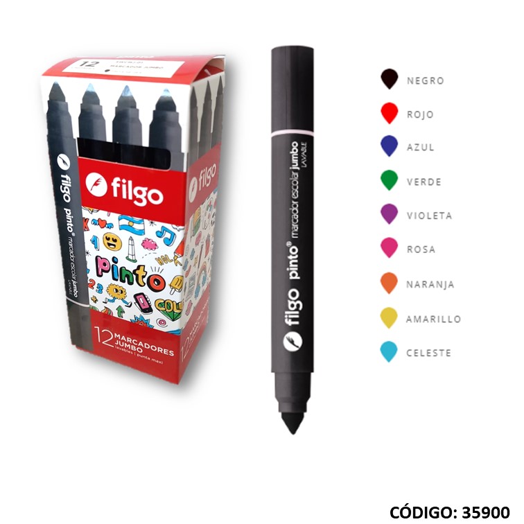 Marcador filgo jumbo color
