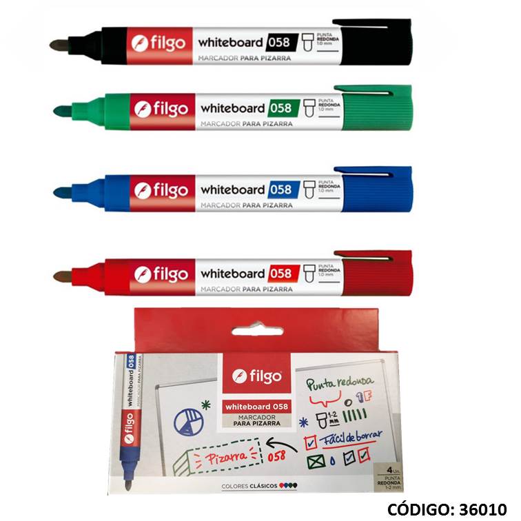 Marcador filgo pizarra 058 surtido
