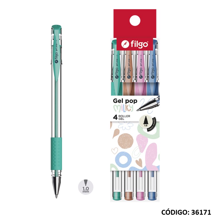 Roller filgo gel pop milky 1.0