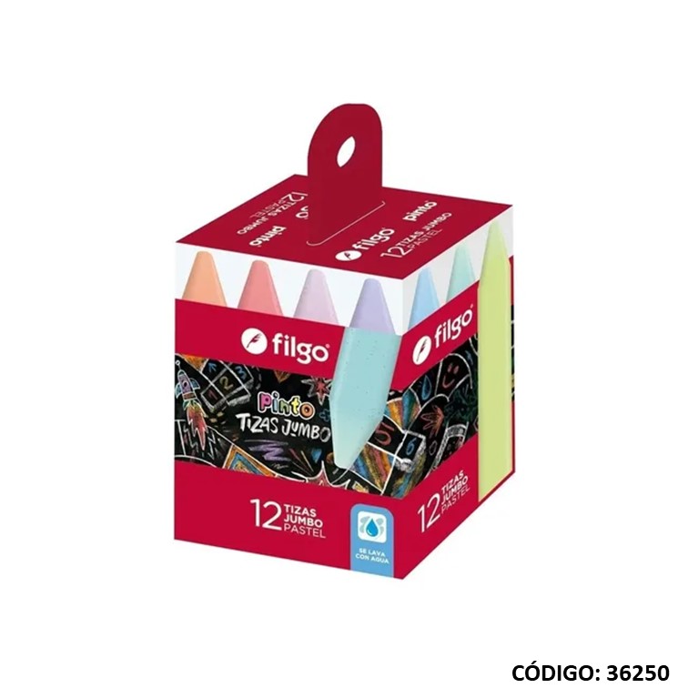 Tizas filgo jumbo pastel