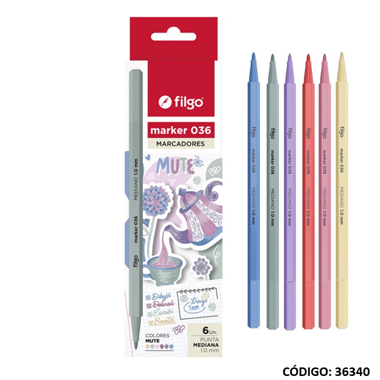 Fibra filgo marker 036 mute