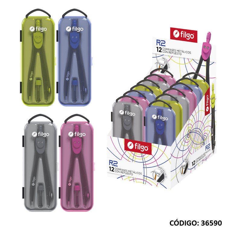 Compas filgo metalico r2