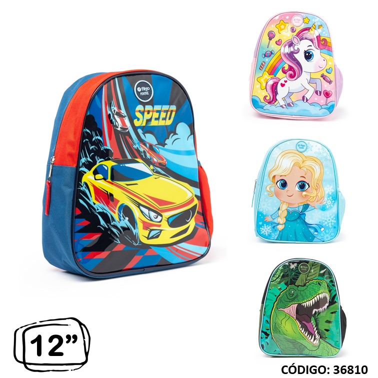 Mochila jardín filgo 12"" minipak