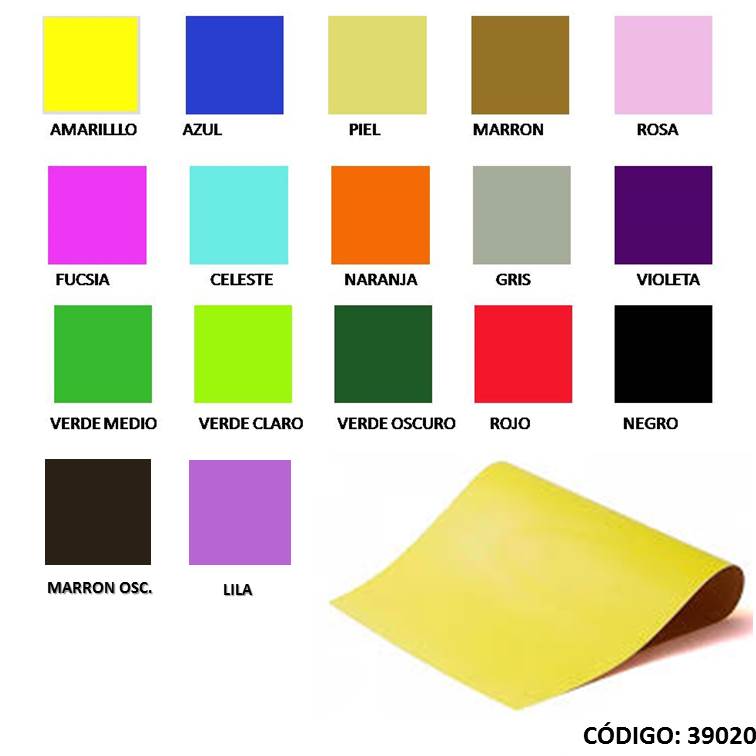Cartulina color