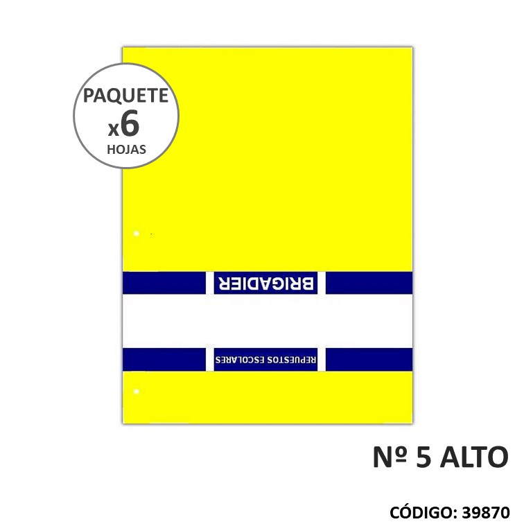 Repuesto 5 dibujo brigadier color