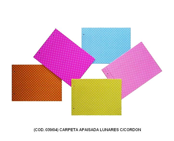 Carpeta ap c/cordon lunares
