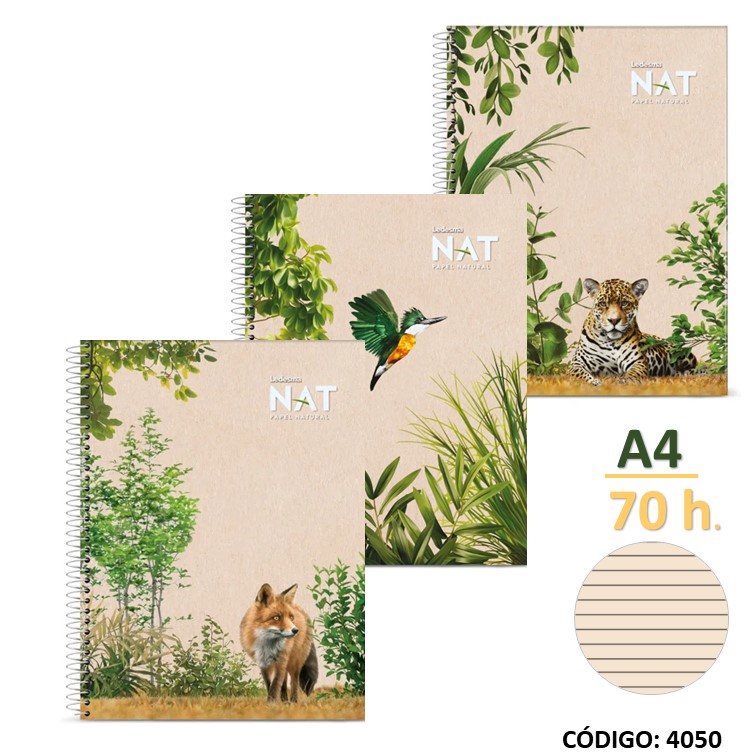 Cuaderno a4 t/b ledesma nat x70h