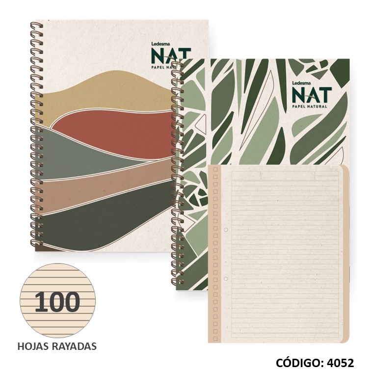 Cuaderno a4 t/d ledesma nat x100h