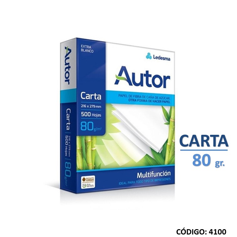 Resma led. autor carta 80 g